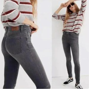 Madewell | High-Rise Skinny | Black Denim | Size 28